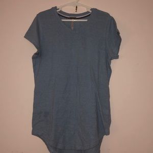 light blue t-shirt